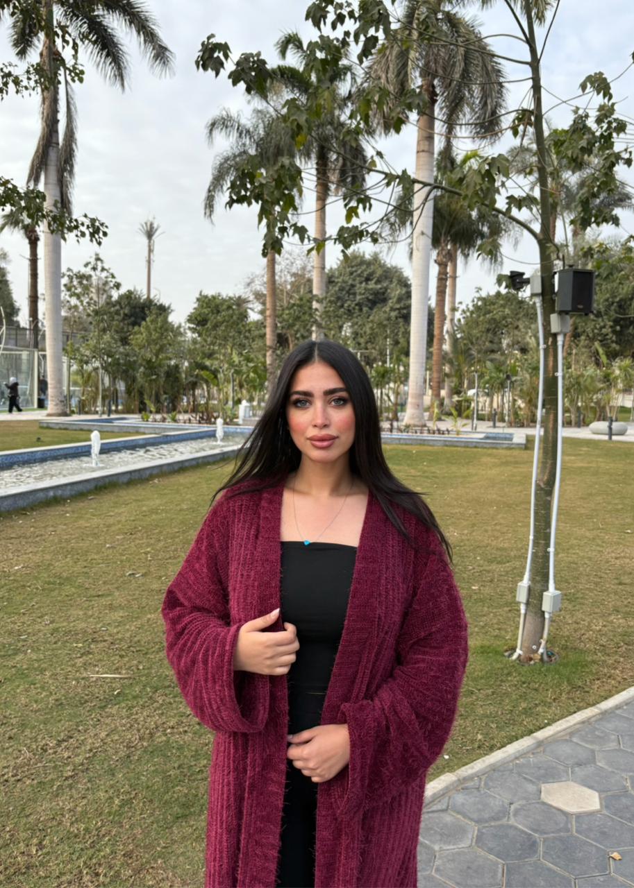 Burgundy Ramadan Kaftan